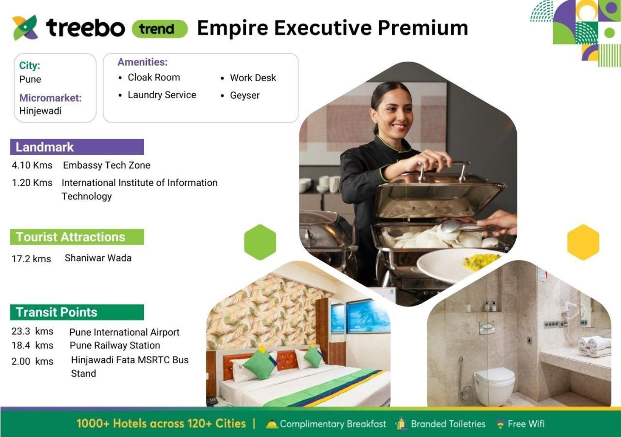 Treebo Empire Executive Premium Pune Extérieur photo